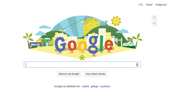 Google Mundial de Fútbol Brasil 2014