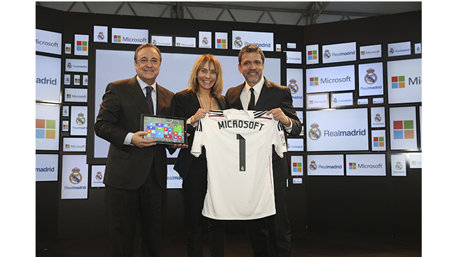 Acuerdo Real Madrid-Microsoft
